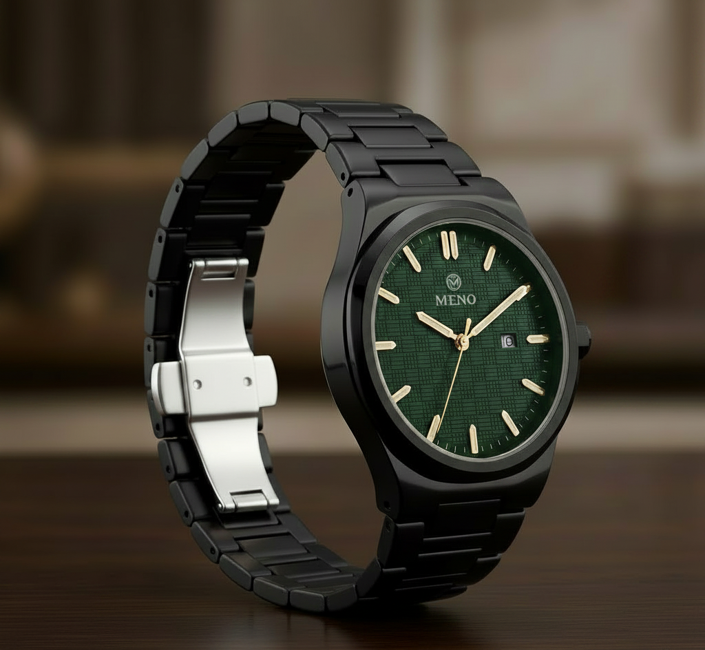 Meno Royal Spark Watch β Stainless Steel