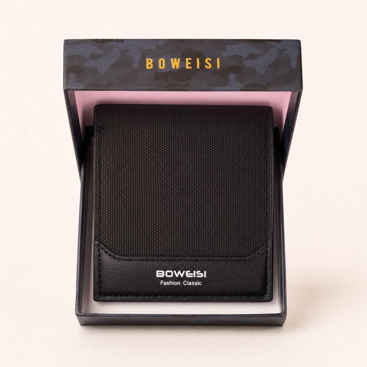 Boweisi Classic Leather Bifold Wallet