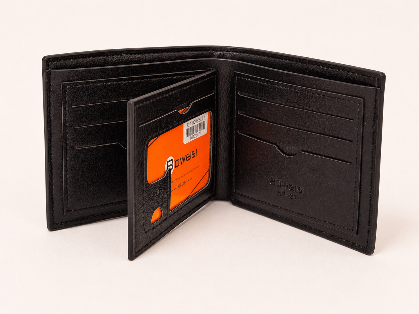 Boweisi Classic Leather Bifold Wallet