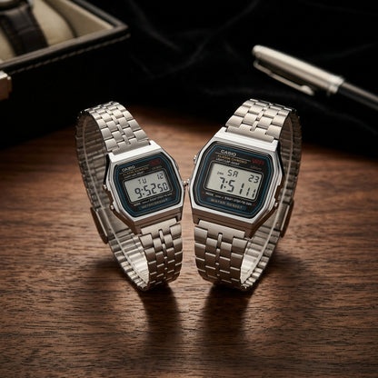 Casio Classic Digital Bracelet Watch – Couple Set