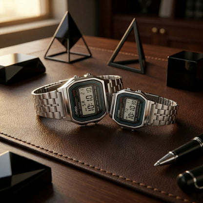 Casio Classic Digital Bracelet Watch – Couple Set