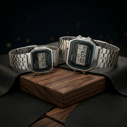 Casio Classic Digital Bracelet Watch – Couple Set