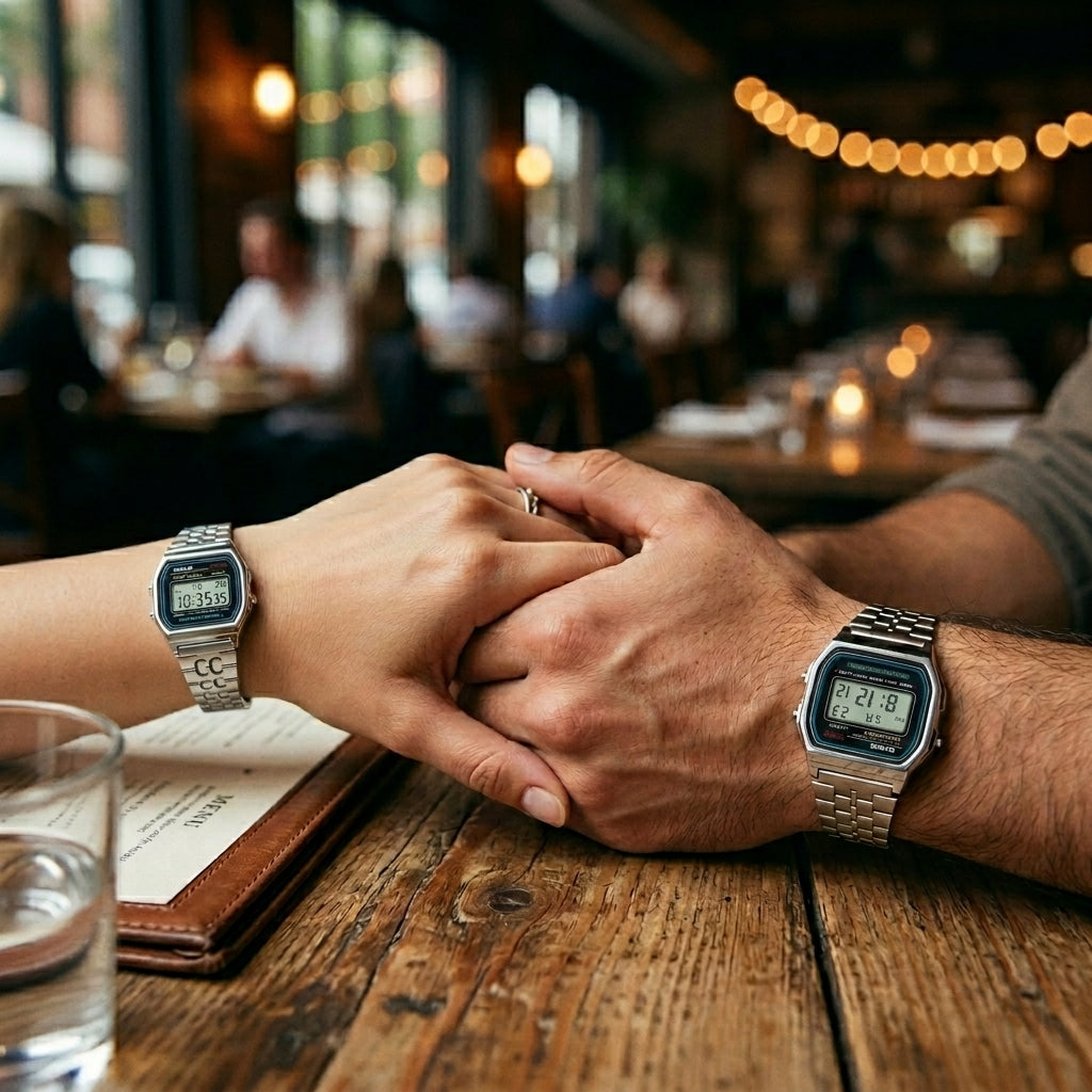 Casio Classic Digital Bracelet Watch – Couple Set
