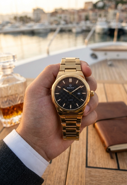 Meno Royal Spark Watch – Stainless Steel