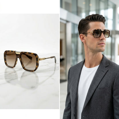 Premium Men's Square Sunglasses