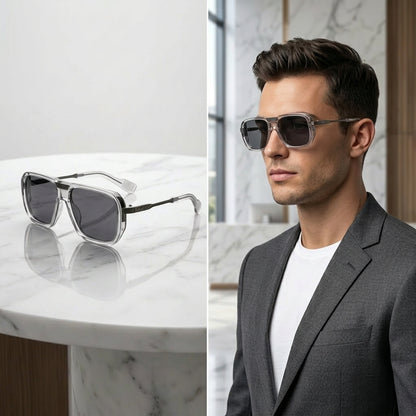 Premium Men's Square Sunglasses