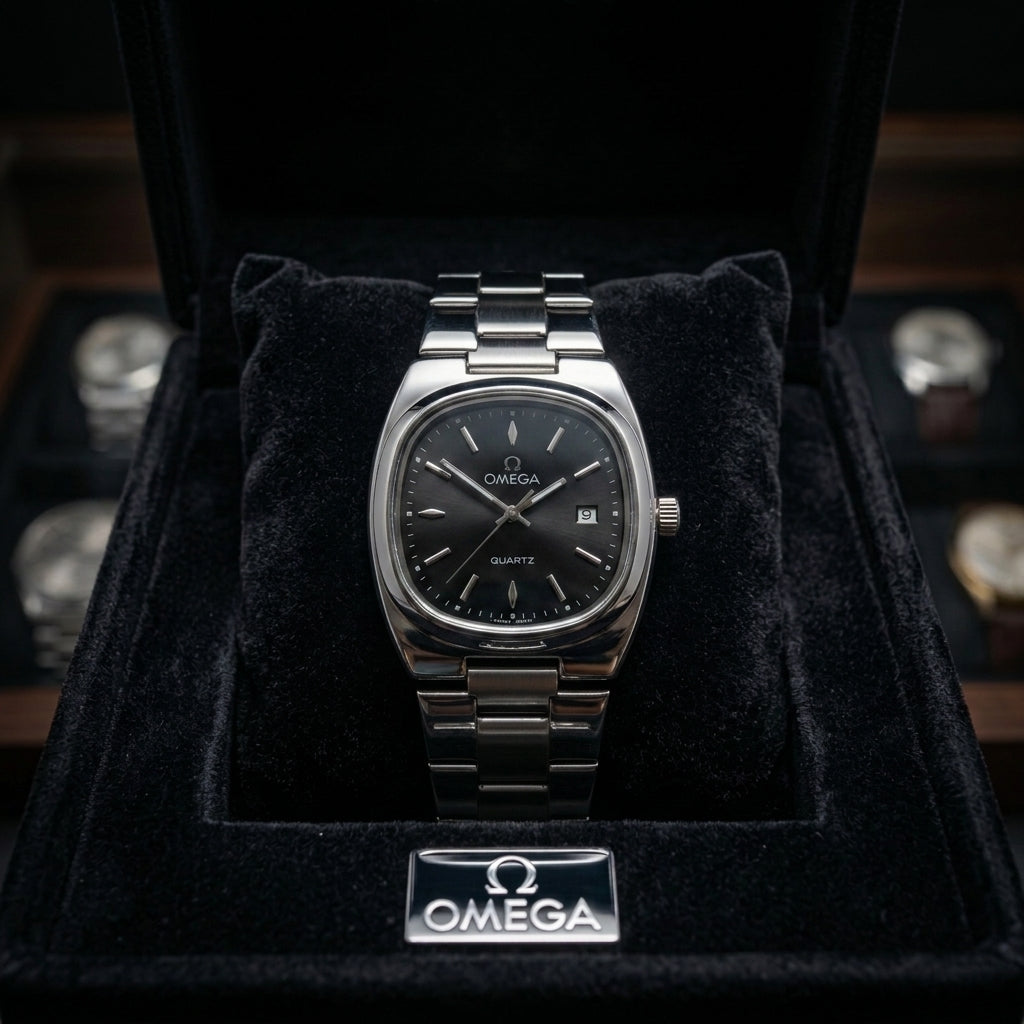 Omega Seamaster Quartz TV dial
