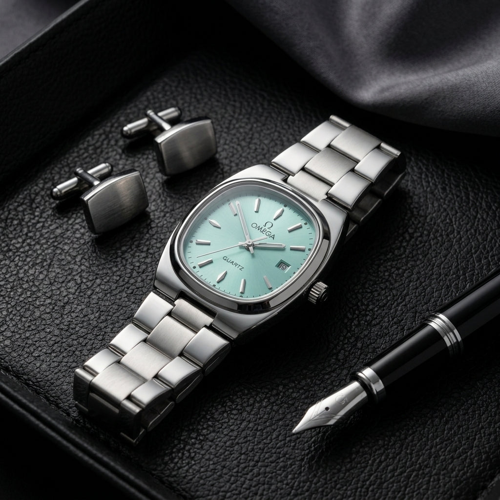 Omega Seamaster Quartz TV dial