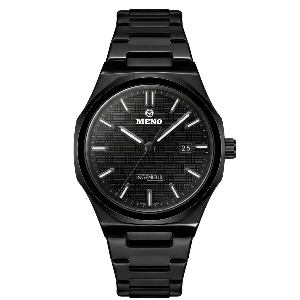 Meno Royal Spark Watch – Stainless Steel