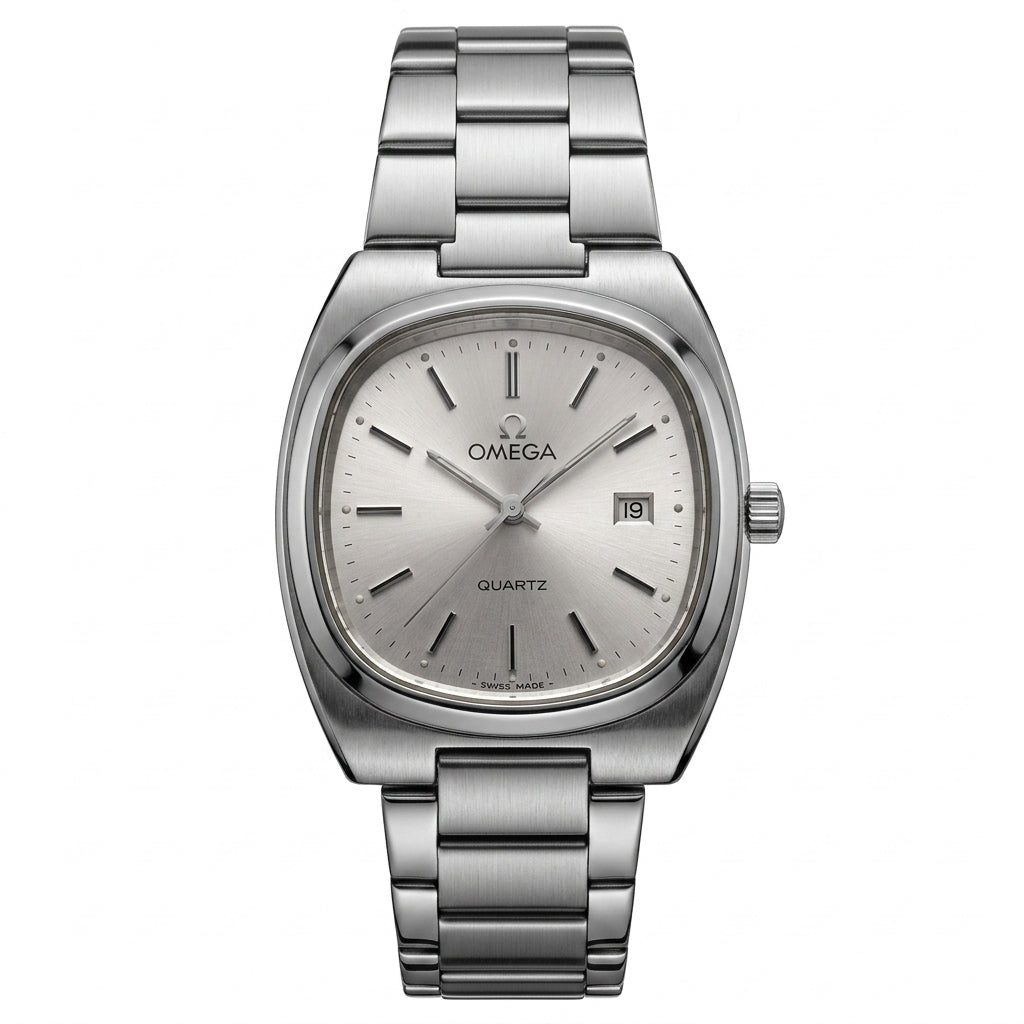 Omega Seamaster Quartz TV dial