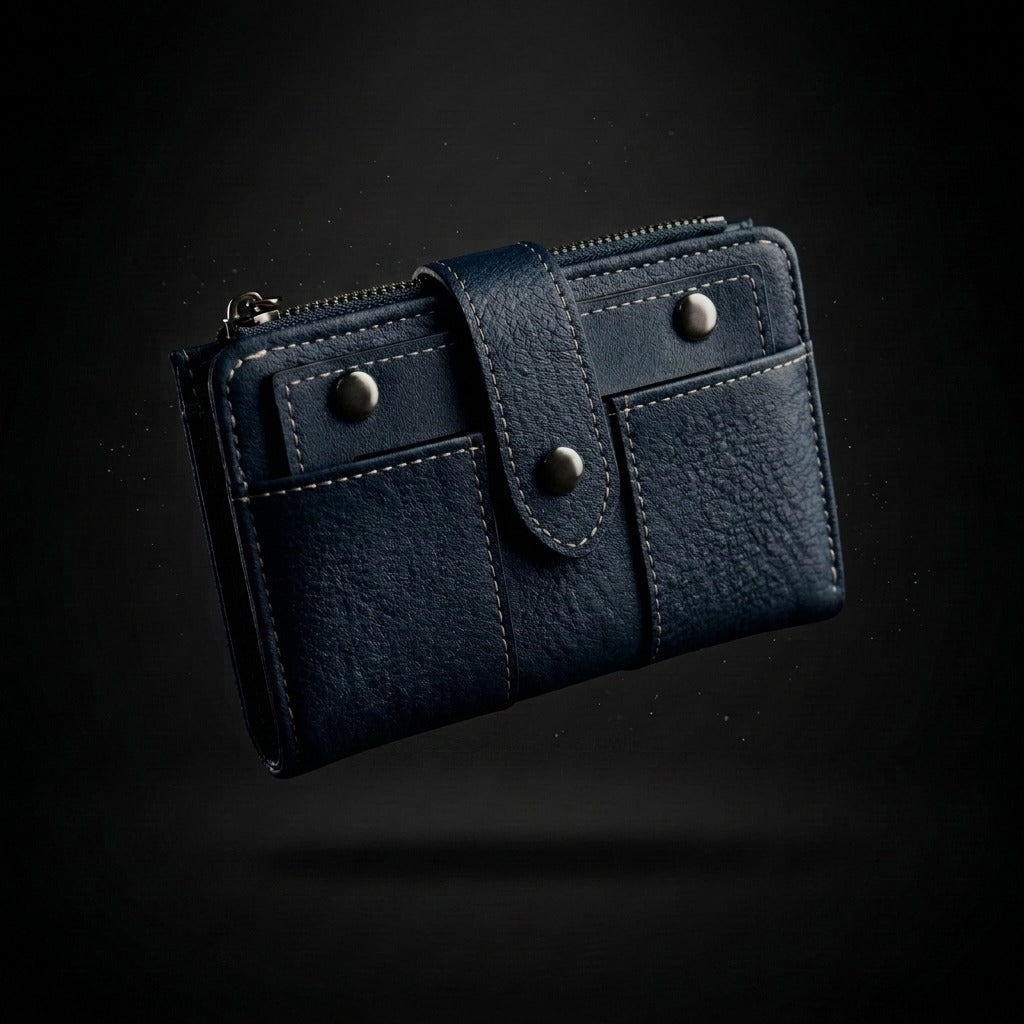 Premium Leather Compact Wallet