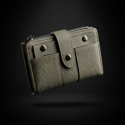 Premium Leather Compact Wallet