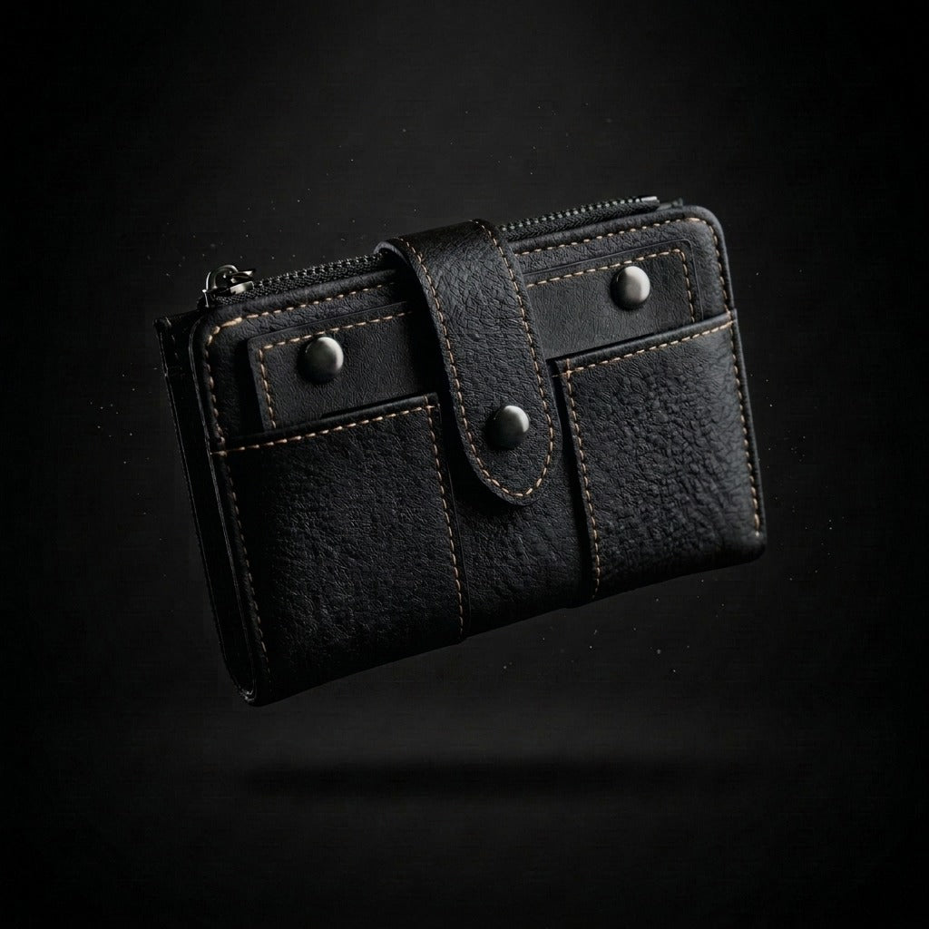 Premium Leather Compact Wallet