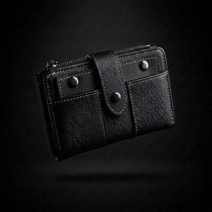 Premium Leather Compact Wallet