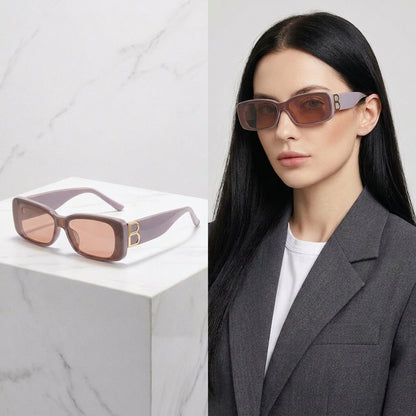 Luxury Women's Rectangle Sunglasses