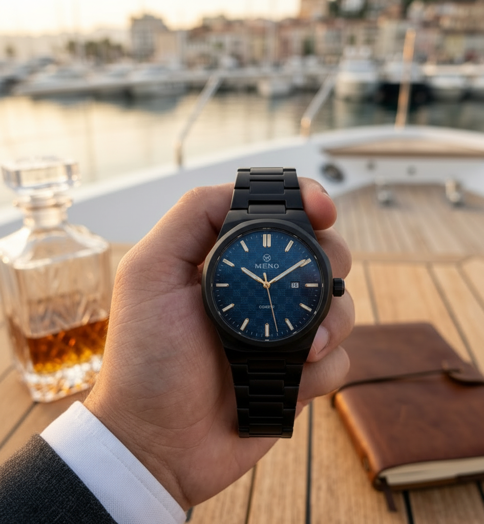Meno Royal Spark Watch – Stainless Steel