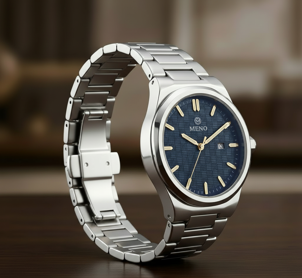 Meno Royal Spark Watch – Stainless Steel