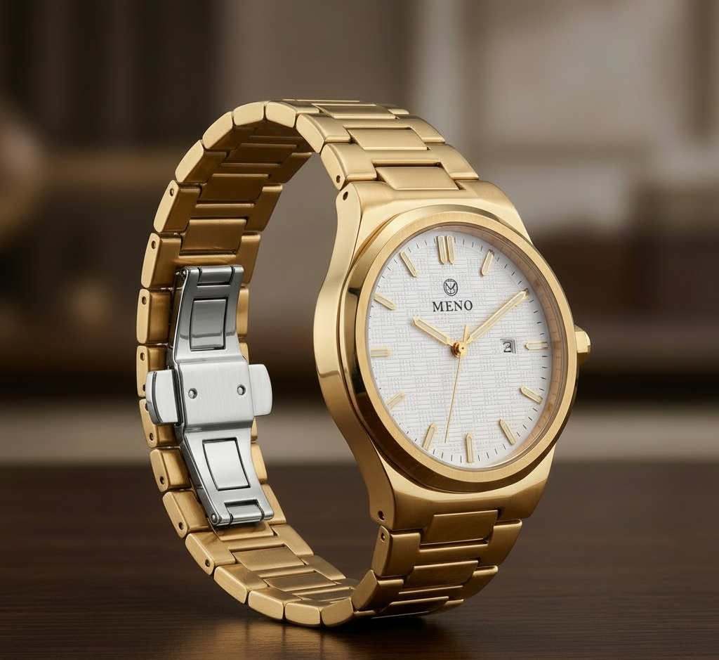 Meno Royal Spark Watch – Stainless Steel