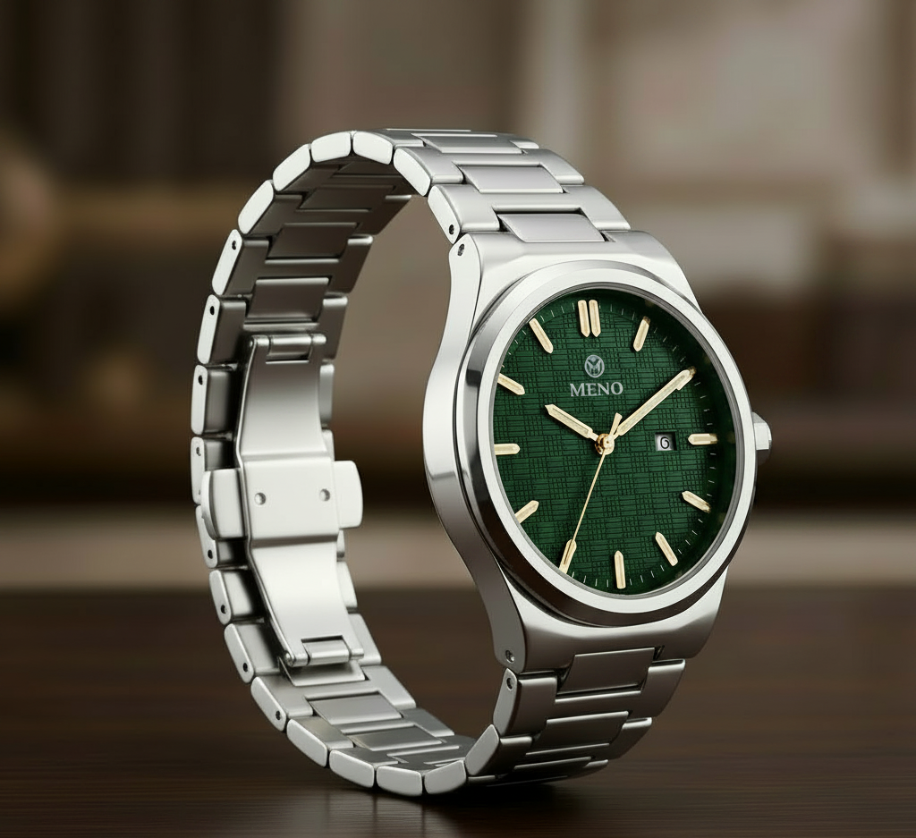 Meno Royal Spark Watch – Stainless Steel