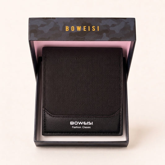 Boweisi Classic Leather Bifold Wallet
