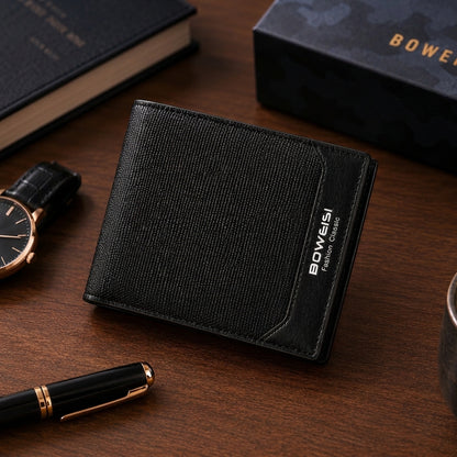 Boweisi Classic Leather Bifold Wallet