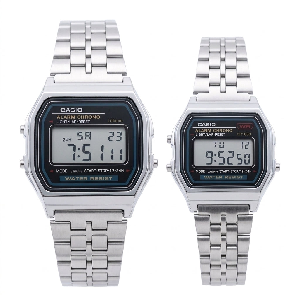 Casio Classic Digital Bracelet Watch – Couple Set